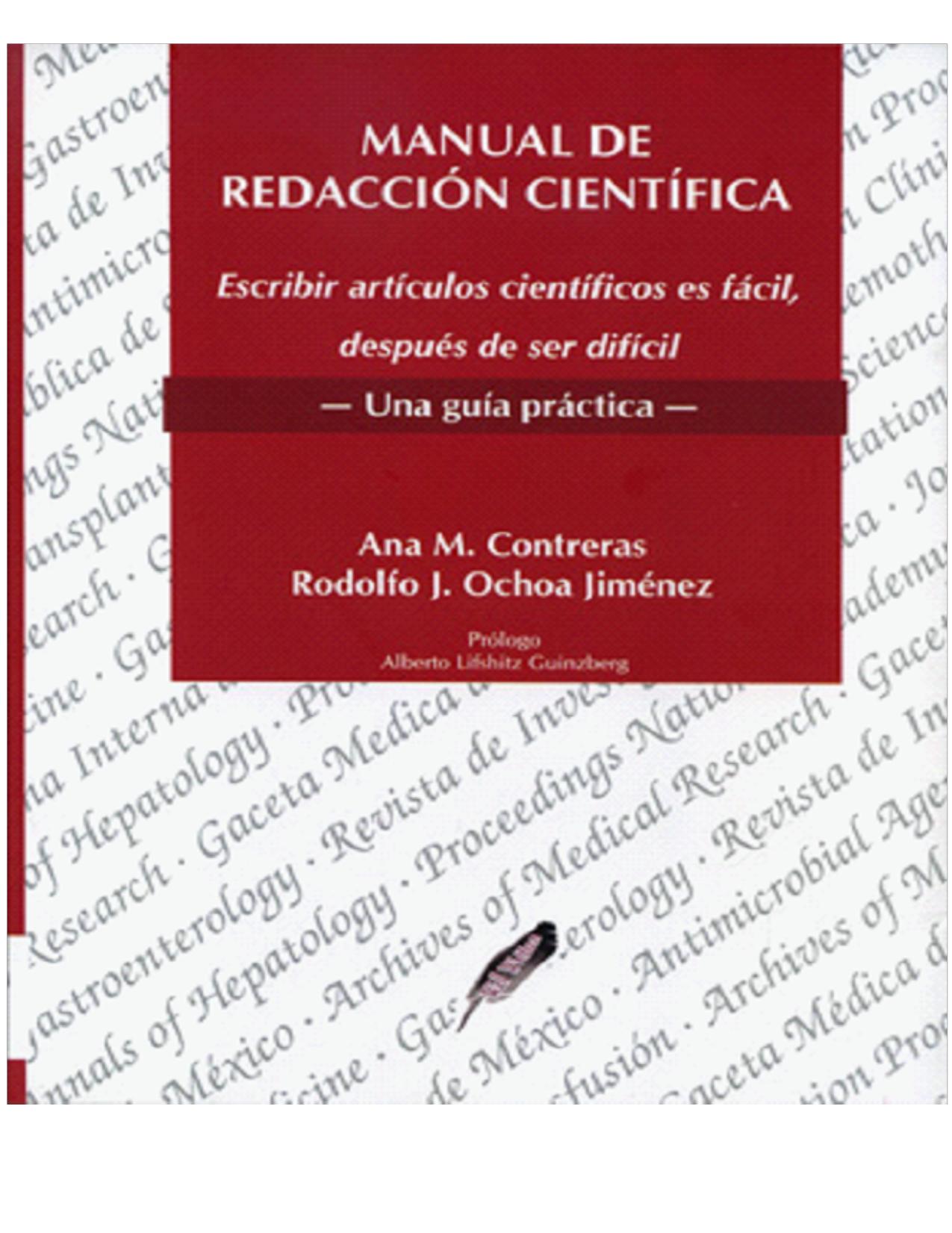 Manual de redacción cientifica